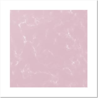 Pink pastel marble waves pattern Posters and Art